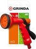 GRINDA P-10, 10 режимов, курок сзади, пистолет поливочный пластиковый по цене 520 руб. купить в Воронеже. GRINDA P-10, 10 режимов, курок сзади, пистолет поливочный пластиковый по цене 520 руб. купить в Воронеже.