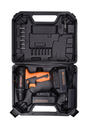 Дрель-шуруповерт ДА-18Л-2К/Б (2,0 А/ч) (бесщеточный двигатель) Вихрь по цене 5 990 руб. купить в Воронеже.