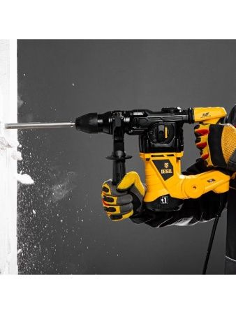 Перфоратор электрический RHV-1250-30, SDS-plus, 1250 Вт, 5 Дж, 3 плюс 1 режим Denzel по цене 13 530 руб. купить в Воронеже.