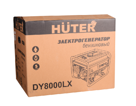 Портативный бензогенератор HUTER DY8000LX по цене 53 690 руб. купить в Воронеже.
