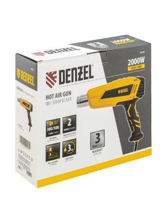 Фен технический HGH-2000, 2000 Вт, 2 режима Denzel по цене 2 660 руб. купить в Воронеже.