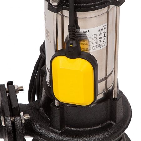 Фекальный насос FP1800-KS, 1800 Вт, напор 17 м, 26000 л/ч, нож-измельчитель Denzel по цене 22 380 руб. купить в Воронеже.