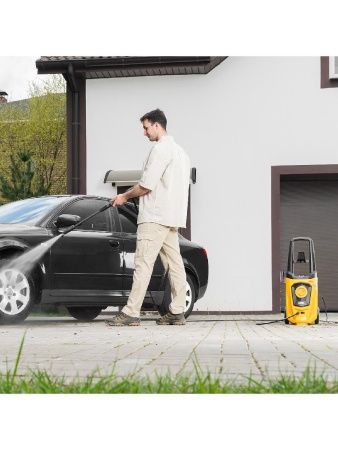 Моечная машина высокого давления R-170, 2000 Вт, 170 бар, 360 л/ч, колесная Denzel по цене 11 700 руб. купить в Воронеже.