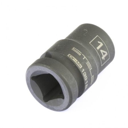 Головка ударная шестигранная, 14 мм, 1/2, CrMo Stels по цене 366 руб. купить в Воронеже.