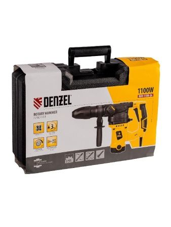 Перфоратор электрический RHV-1100-26, SDS-plus, 1100 Вт, 4 Дж, 3 режима Denzel по цене 9 530 руб. купить в Воронеже.
