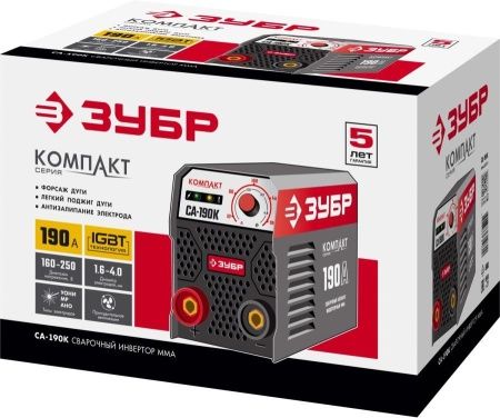 Сварочный аппарат инверторный, 190 А, ЗУБР, СА-190К по цене 7 210 руб. купить в Воронеже.