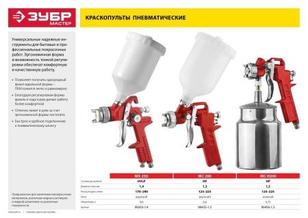 Краскопульт пневматический ЗУБР MS 200N с нижним бачком 1.3мм по цене 1 660 руб. купить в Воронеже. Краскопульт пневматический ЗУБР MS 200N с нижним бачком 1.3мм по цене 1 660 руб. купить в Воронеже.