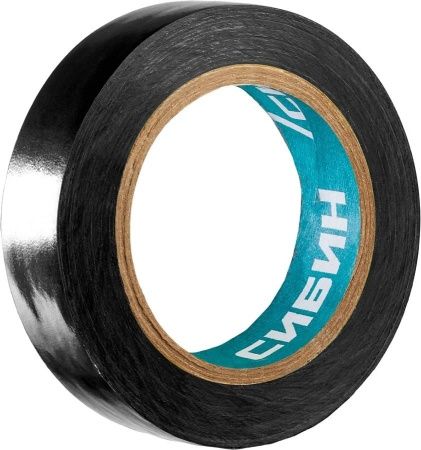 СИБИН черная изолента ПВХ, 10м х 15мм по цене 28 руб. купить в Воронеже.