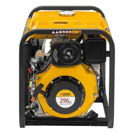 Генератор дизельный DES-32E, 3,2 кВт, 230 В, 11 л, электростартер Denzel по цене 89 690 руб. купить в Воронеже.