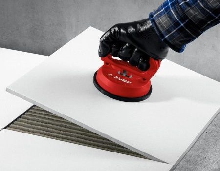 ЗУБР ″Мастер″. Стеклодомкрат пластмассовый, одинарный, 40кг по цене 630 руб. купить в Воронеже.