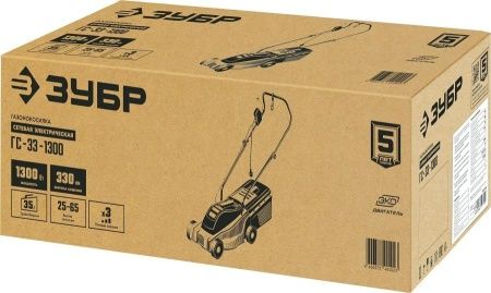 ЗУБР 1700 Вт, ш/с 38 см, сетевая газонокосилка (ГСЦ-38-1700) по цене 12 750 руб. купить в Воронеже.