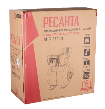 Автономная насосная станция Ресанта АНС-3600П по цене 12 190 руб. купить в Воронеже.