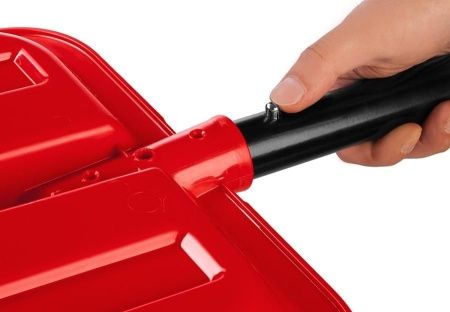 Снеговая лопата ЗУБР УРАЛ 400 мм пластиковая со стальной планкой эргономичный алюминиевый черенок V-ручка по цене 1 070 руб. купить в Воронеже.