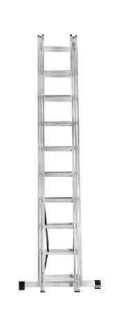 Лестница алюминиевая трехсекционная ВИХРЬ ЛА 3х10 по цене 18 677 руб. купить в Воронеже.