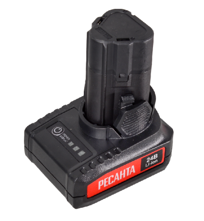 Дрель-шуруповерт аккумуляторная Ресанта ДА-24-2ЛК по цене 6 890 руб. купить в Воронеже.