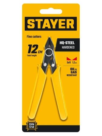 STAYER PRO Slim 125 мм, Мини бокорезы (22181) по цене 244 руб. купить в Воронеже.