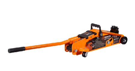 Домкрат гидравлический подкатной ДМК-2,5ФК (2,5 т, 140-390 мм, с фиксатором, в кейсе) Вихрь по цене 6 590 руб. купить в Воронеже.