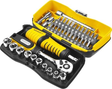 STAYER PRO Compact 39 универсальный набор инструмента 39 предм. по цене 2 490 руб. купить в Воронеже.