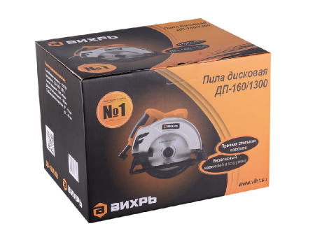 Дисковая (циркулярная) пила ВИХРЬ ДП-160/1300 по цене 5 090 руб. купить в Воронеже.