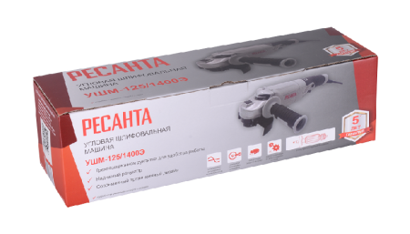 Углошлифовальная машина УШМ-125/1400Э Ресанта (болгарка) по цене 5 790 руб. купить в Воронеже.