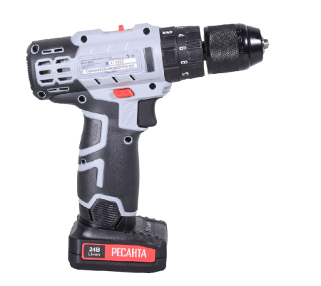 Дрель-шуруповерт аккумуляторная Ресанта ДА-24-2ЛК-У по цене 7 890 руб. купить в Воронеже.