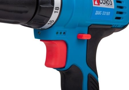 Аккумуляторный шуруповерт СОЮЗ ДШС-3318Л по цене  купить в Воронеже.