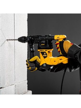 Перфоратор электрический RHV-1250-30, SDS-plus, 1250 Вт, 5 Дж, 3 плюс 1 режим Denzel по цене 13 530 руб. купить в Воронеже.