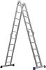 Четырехсекционная лестница-трансформер СИБИН, алюминиевая, 4x5 ступени, ЛТ-45