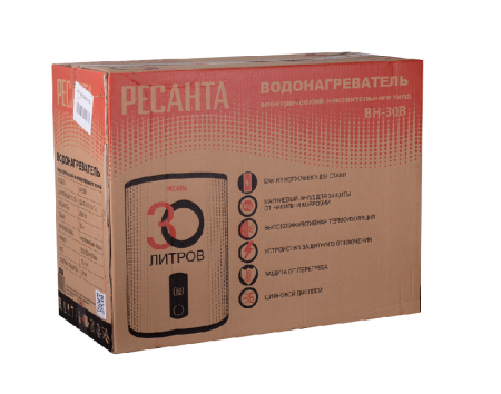 Водонагреватель накопительный ВН-30В Ресанта по цене 12 990 руб. купить в Воронеже.