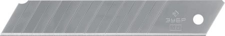 ЗУБР 18 мм лезвия сегментированные, 10 шт, 15 сегментов по цене 123 руб. купить в Воронеже.