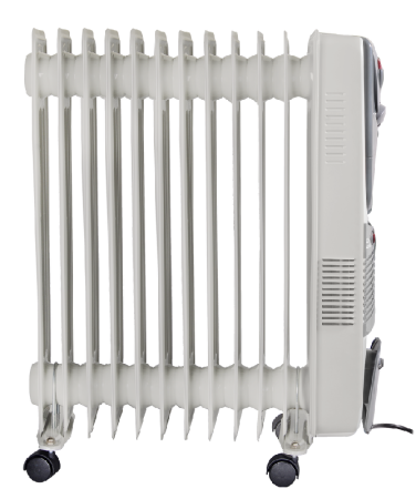 Масляный радиатор РЕСАНТА ОМ-12НВ с вентилятором по цене 6 790 руб. купить в Воронеже.