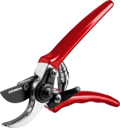 G-44 Секатор мини, с алюминиевыми рукоятками, плоскостной, 152 мм, GRINDA по цене 560 руб. купить в Воронеже.