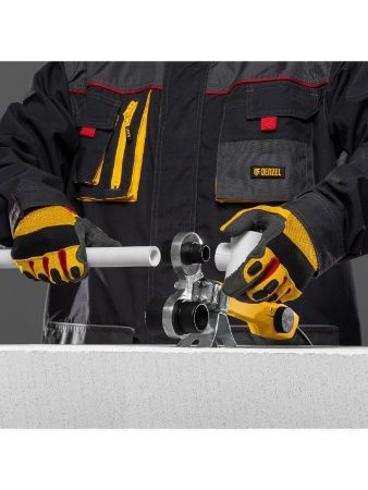 Аппарат для сварки пластиковых труб DWP-750, 750 Вт, 0-300 град, 4 насадки, 20-40 мм Denzel по цене 2 760 руб. купить в Воронеже.