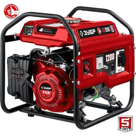 СБ-1200 бензиновый генератор, 1200 Вт, ЗУБР по цене 15 790 руб. купить в Воронеже.