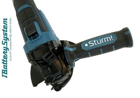 Аккумуляторная УШМ Sturm! CAG1812BL 1BatterySystem по цене 5 690 руб. купить в Воронеже.