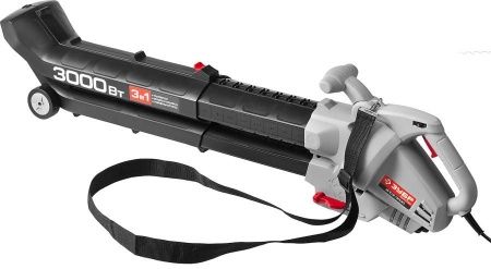 Пылесос садовый (воздуходувка) электрический, ЗУБР ЗПСЭ-3000, 8000 - 15000 об/мин, 160-270 км/ч, мусоросборник 45л, 13.5 м3/мин, 3000 Вт по цене 5 880 руб. купить в Воронеже.
