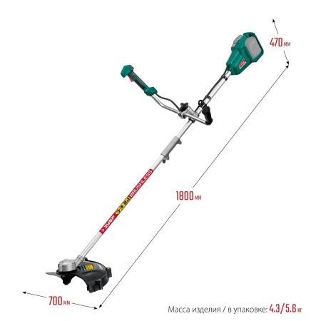 ЗУБР 36В бесщеточный триммер, без АКБ . ТАБ-365 по цене 14 630 руб. купить в Воронеже.