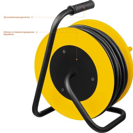 Силовой удлинитель на катушке STAYER ПВС 3х1.5 50м 3500Вт, MS 315 по цене  купить в Воронеже.