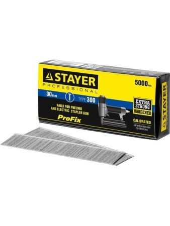 STAYER тип 18GA (47/300/F), 30 мм, 5000 шт, гвозди для нейлера, Professional (31530-30)