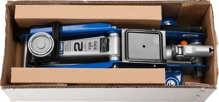 ЗУБР Т-30, 2 т, 135 - 330 мм, подкатной гидравлический домкрат, Профессионал (43053-2) по цене 3 640 руб. купить в Воронеже.