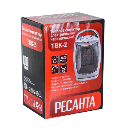 Тепловентилятор РЕСАНТА ТВК-2 по цене 2 290 руб. купить в Воронеже.