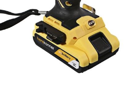 Аккумуляторный шуруповерт Hanskonner HCD1865BLC Unibattery по цене 14 990 руб. купить в Воронеже.