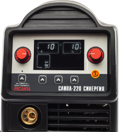 Сварочный полуавтомат Ресанта САИПА-220 Синергия (MIG/MAG) по цене 56 190 руб. купить в Воронеже.