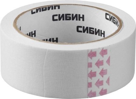 Малярный скотч, креповый, 38мм х 25м, CИБИН