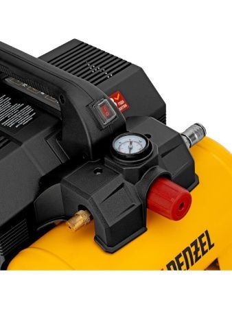 Компрессор  DLS750/6 безмасляный малошумный 750 Вт, 140 л/мин,ресивер 6 л Denzel по цене 18 270 руб. купить в Воронеже.