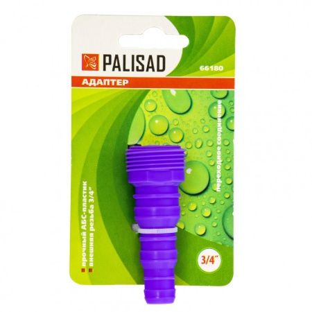 Адаптер пластмассовый, 3/4, внешняя резьба, переходное соединение Palisad по цене 49 руб. купить в Воронеже.