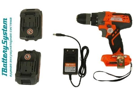 Аккумуляторный шуруповерт СОЮЗ ДШС-18К 1BatterySystem по цене 4 490 руб. купить в Воронеже.