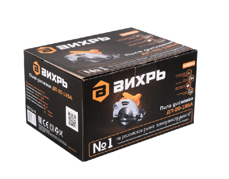 Дисковая (циркулярная) пила Вихрь ДП-20-185А по цене 3 990 руб. купить в Воронеже.