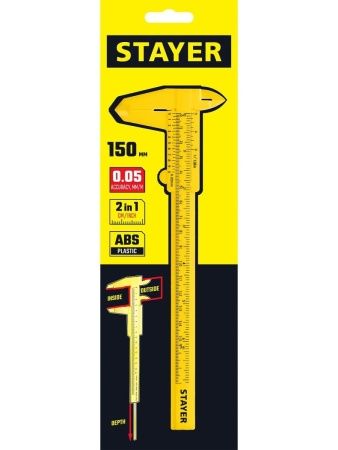STAYER 150 мм, пластмассовый штангенциркуль (3440) по цене 189 руб. купить в Воронеже. STAYER 150 мм, пластмассовый штангенциркуль (3440) по цене 189 руб. купить в Воронеже.