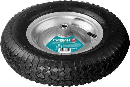 Пневматическое колесо СИБИН СК-2 для тачки (арт. 39904) по цене 1 360 руб. купить в Воронеже.